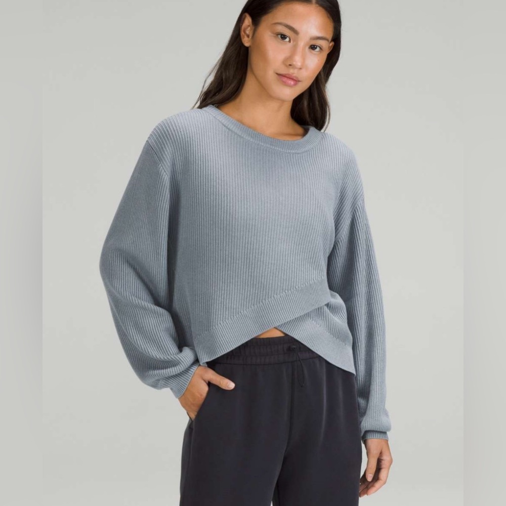 Lululemon reversible crossover sweater NWOT